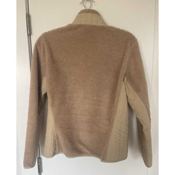 Patagonia Women's M Beige Tan Synchilla Retro-X Fleece Hiking Camping Jacket - Picture 7 of 14